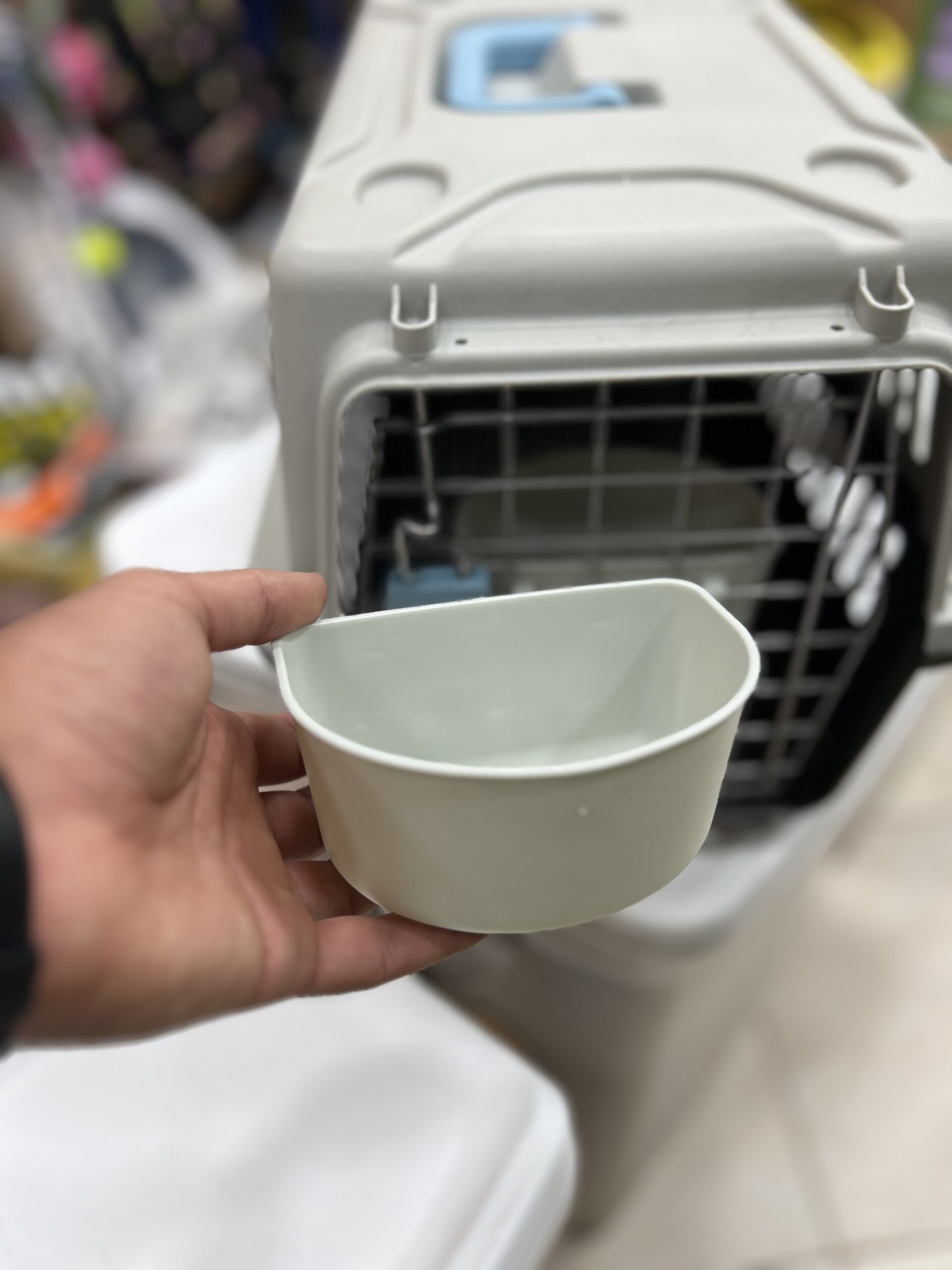 Cage de transport pour chat avec gamelle 😻 – Image 7