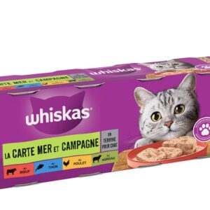 Pack whiskas 4 boites 400g