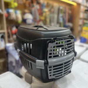 Cage de transport chat noir